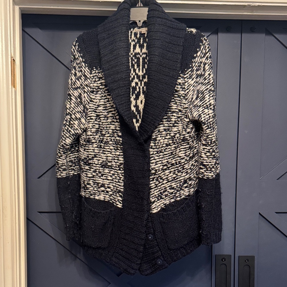 Gap Fair Isle Shawl Cardigan